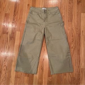 OAT New York high rise wide leg crop - size 29